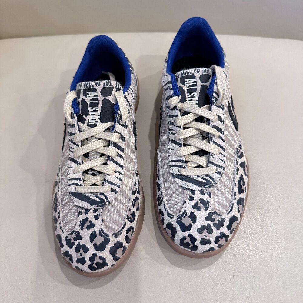 Converse Run Star Trainer Mixed Animal Print Sneakers Womens 5